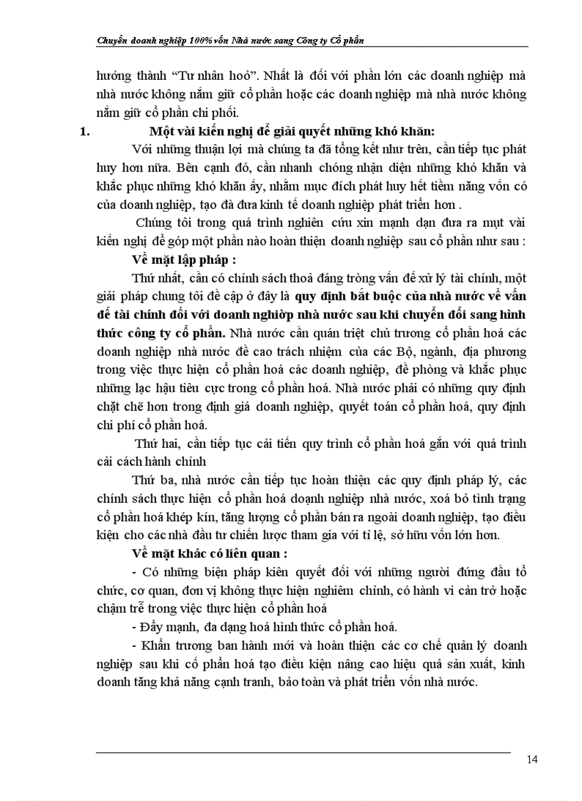 image for page Chuyển doanh nghiệp % vốn Nhà nước sang công ty Cổ phần