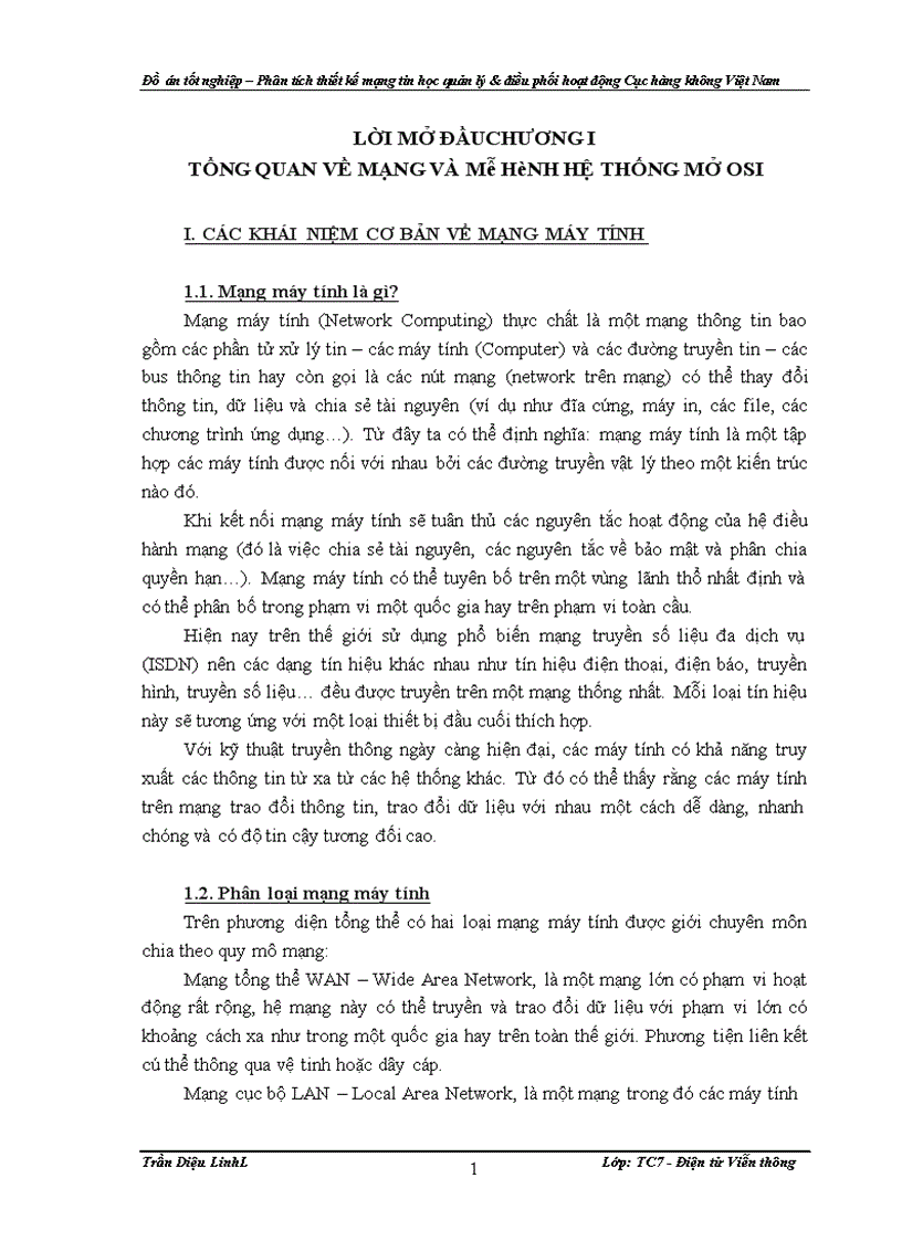 image for page Đồ án – Phân tích thiết kế mạng tin học quản lý & điều phối hoạt động Cục hàng không Việt Nam