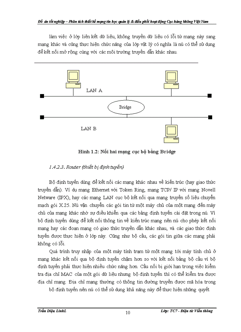 image for page Đồ án – Phân tích thiết kế mạng tin học quản lý & điều phối hoạt động Cục hàng không Việt Nam