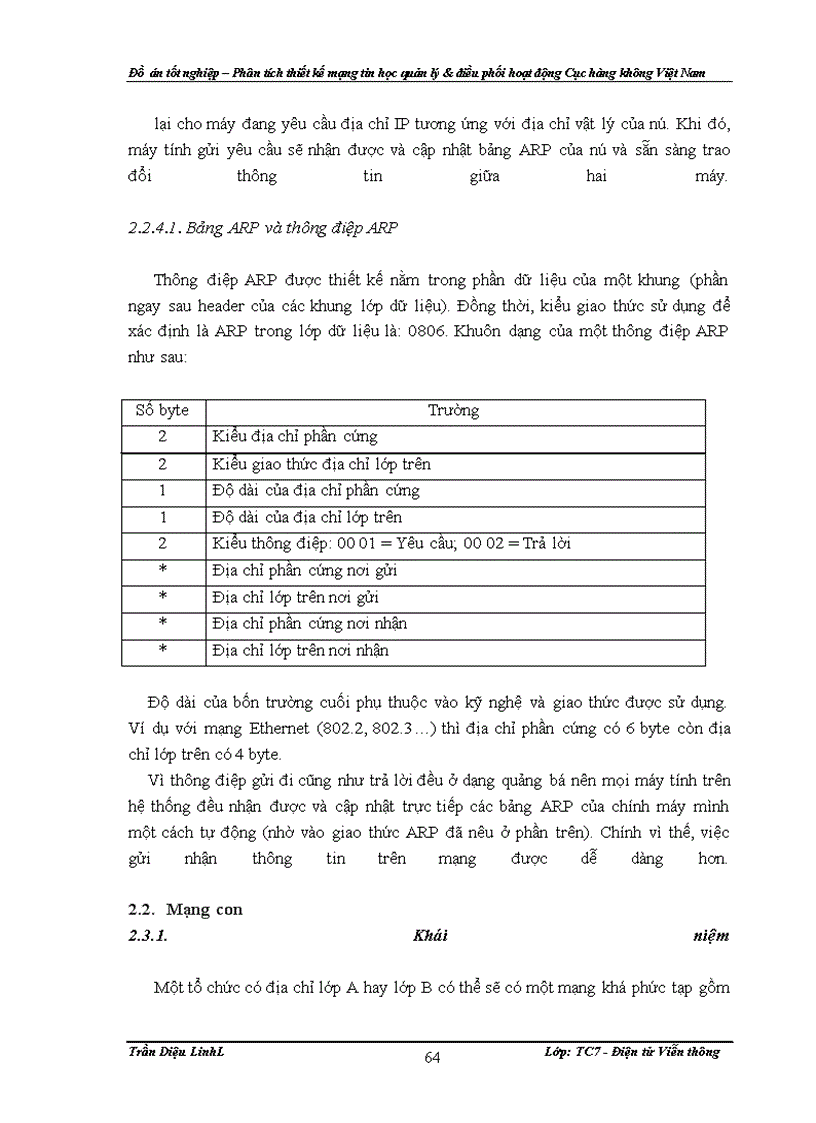 image for page Đồ án – Phân tích thiết kế mạng tin học quản lý & điều phối hoạt động Cục hàng không Việt Nam