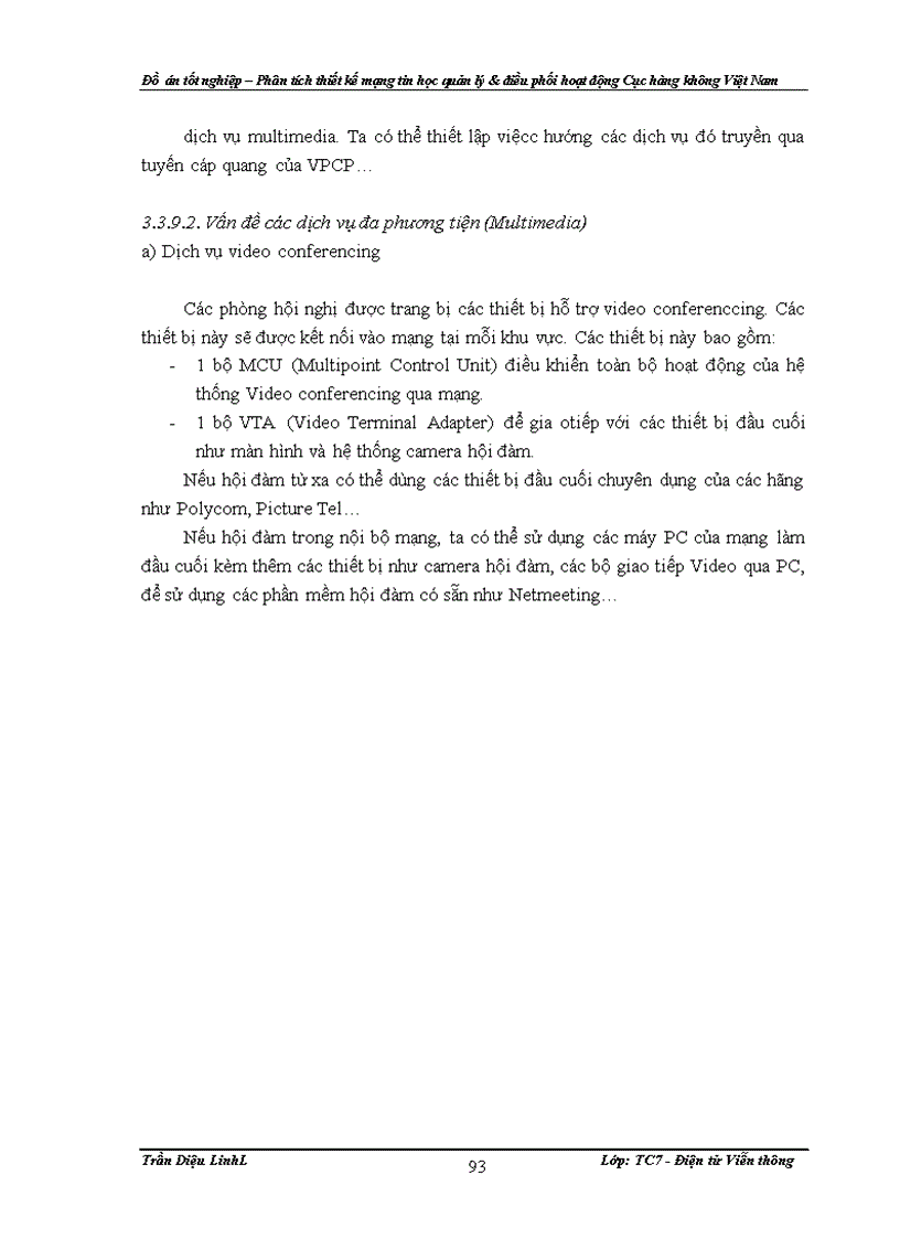 image for page Đồ án – Phân tích thiết kế mạng tin học quản lý & điều phối hoạt động Cục hàng không Việt Nam