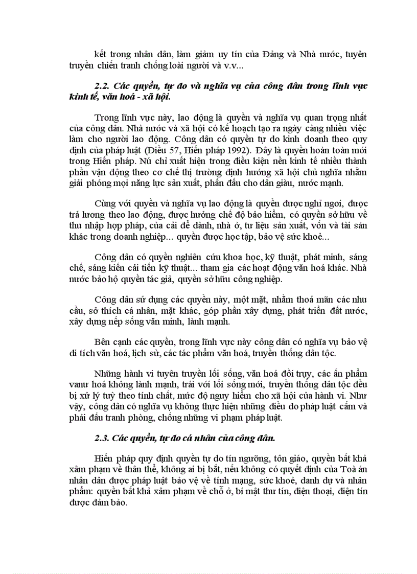 image for page Địa vị pháp lý – hành chính của công dân