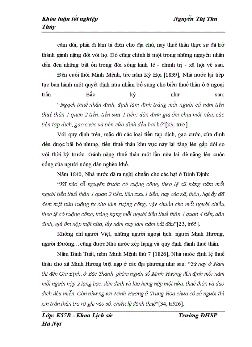 image for page Thuế thân dưới triều Nguyễn từ 1802 đến 1884