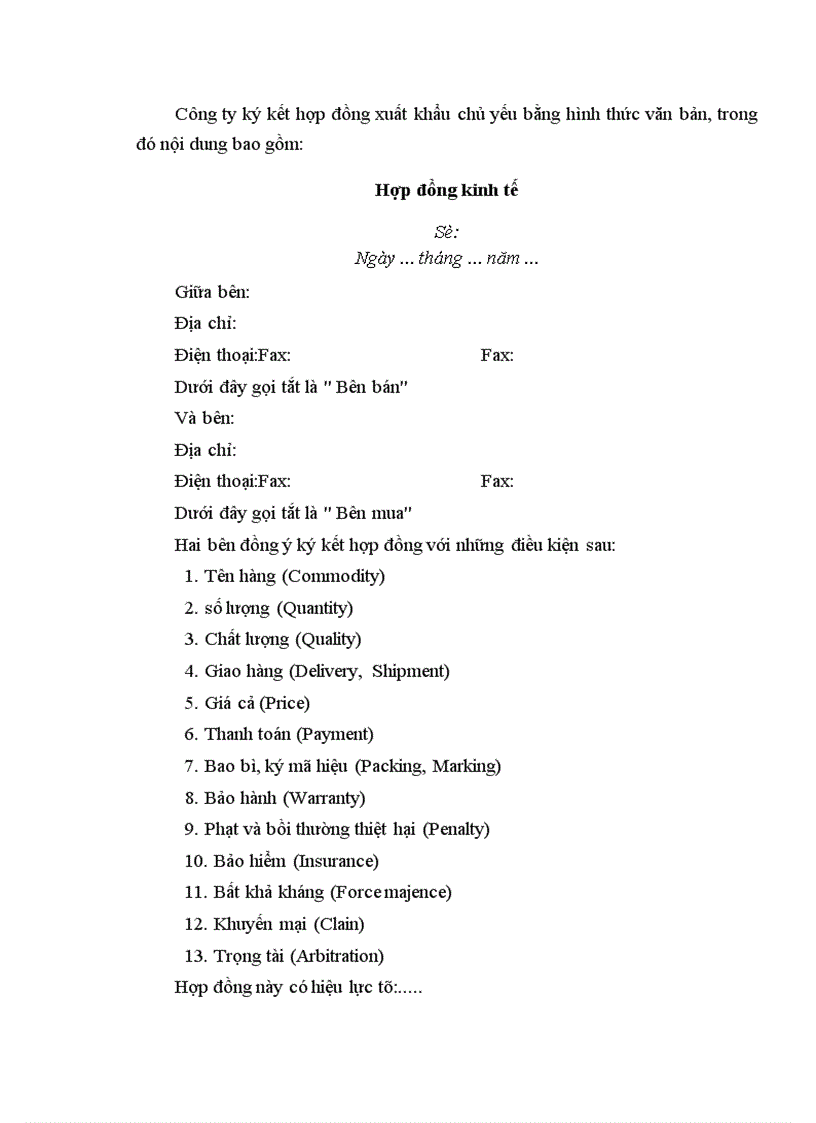 image for page Đánh giá sơ bộ kết quả hoạt động kinh doanh XNK của công ty Hoàng Nguyên - Tiến Thành