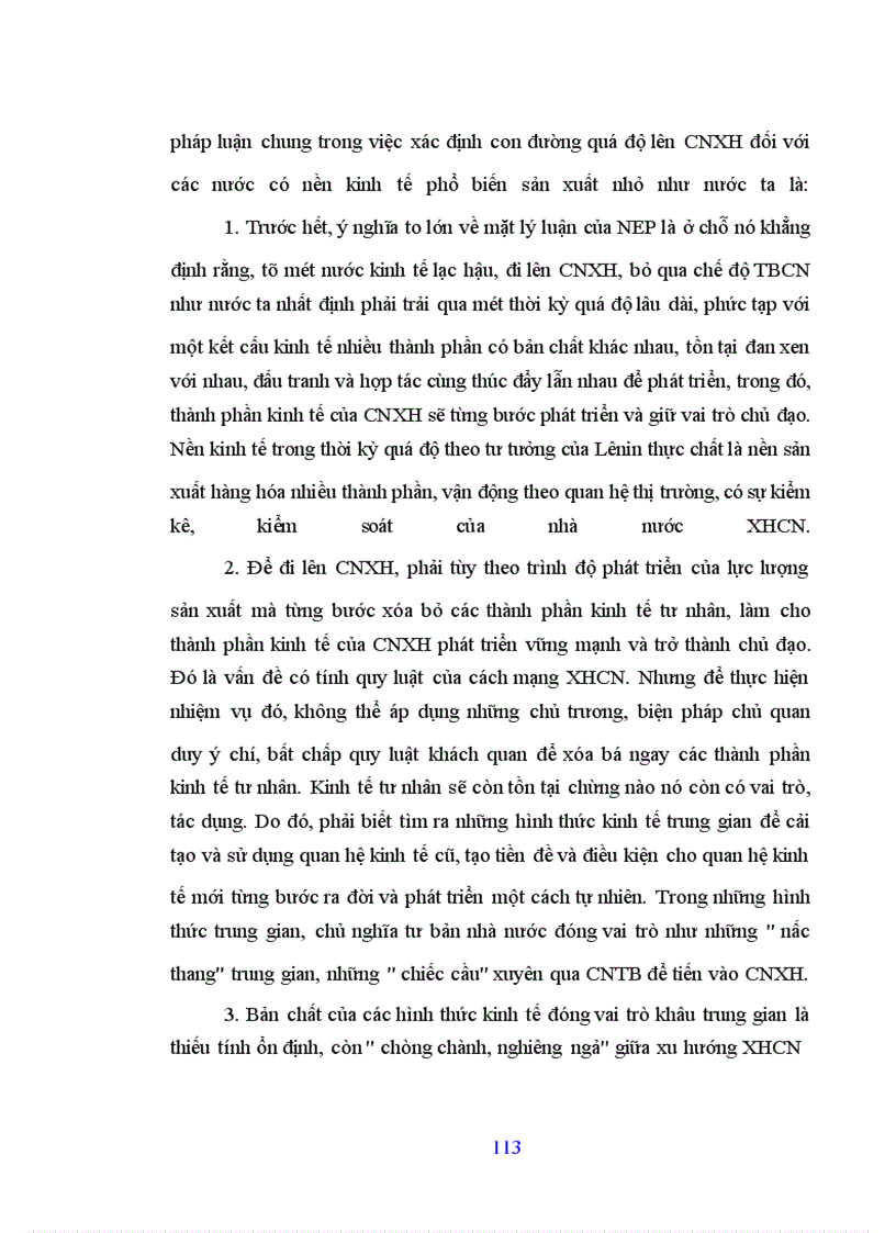 image for page Khâu trung gian với tính cách là trạng thái tồn tại của sự vật trong quá trình chuyển hóa về chất
