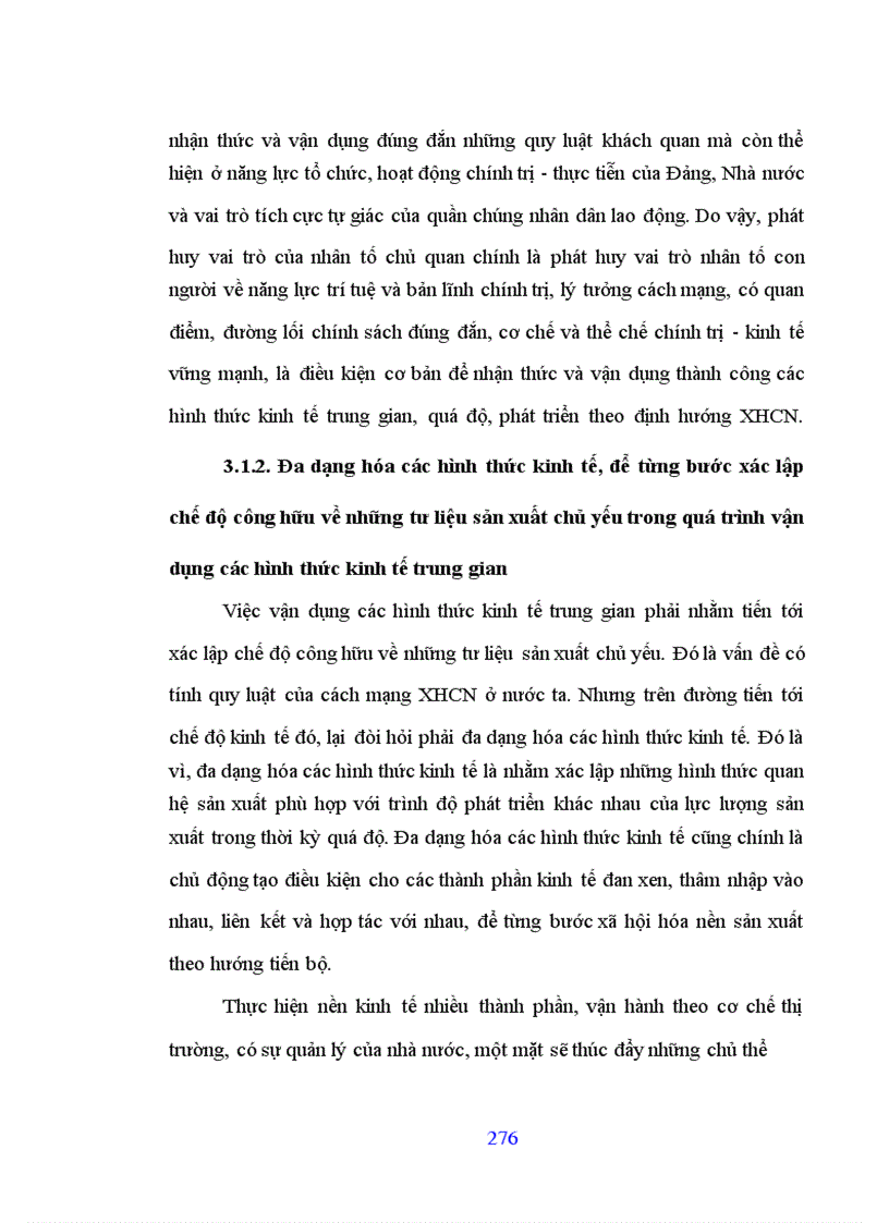 image for page Khâu trung gian với tính cách là trạng thái tồn tại của sự vật trong quá trình chuyển hóa về chất