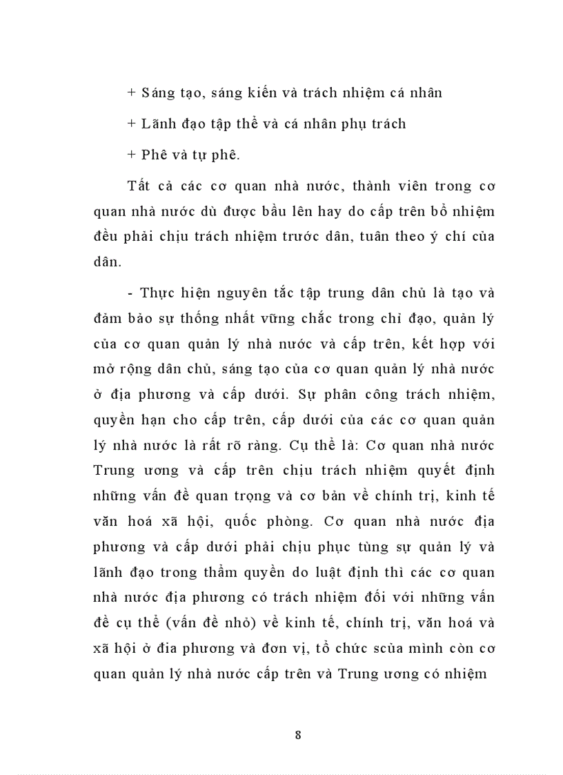 image for page Phân tích việc làm đúng sai của những đặc điểm thuộc về dân chủ khi thực hiện nguyên tắc tập trung dân chủ