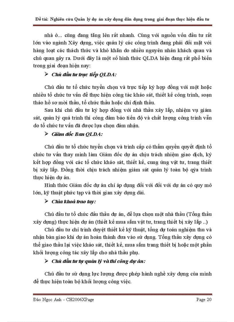 image for page Nghiên cứu QLDA xây dựng dân dụng trong giai đoạn thực hiện đầu tư