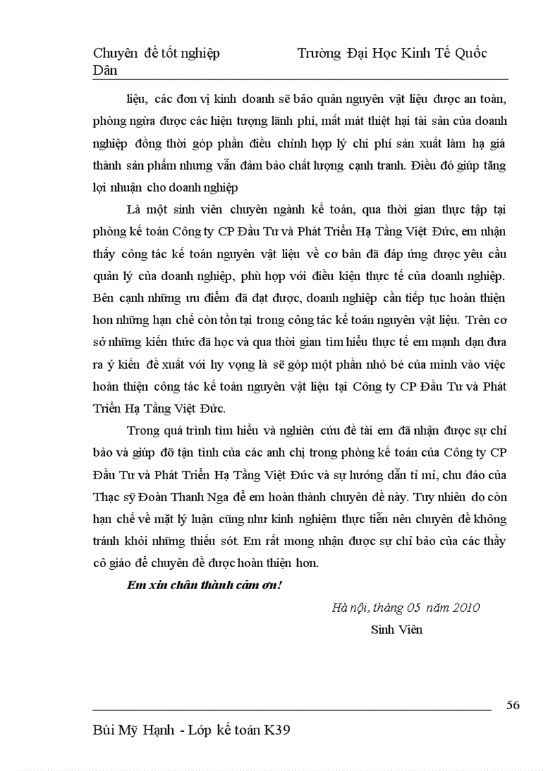 image for page Hoàn thiện công tác kế toán nguyên vật liệu tại Công ty Cổ phần Đầu tư và Phát triển Hạ tầng Việt Đức