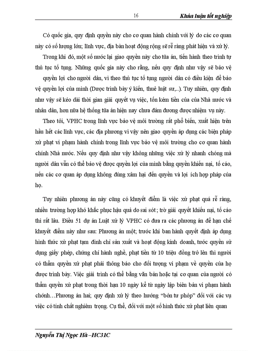 image for page Các biện pháp xử phạt vi phạm hành chính trong lĩnh vực bảo vệ môi trường và thực tiễn thi hành