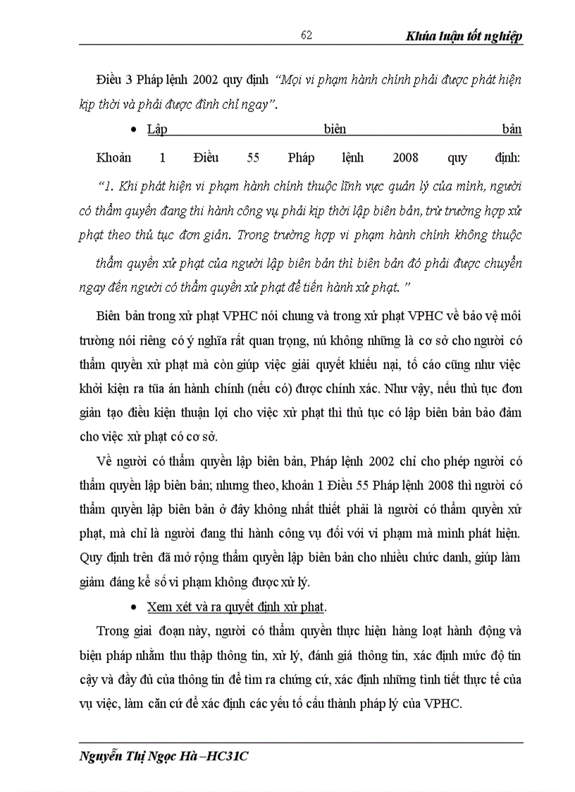 image for page Các biện pháp xử phạt vi phạm hành chính trong lĩnh vực bảo vệ môi trường và thực tiễn thi hành