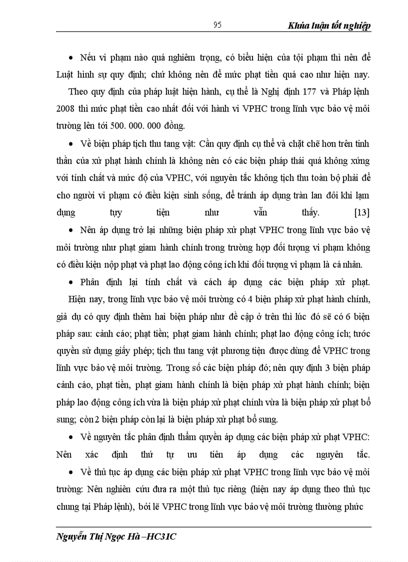 image for page Các biện pháp xử phạt vi phạm hành chính trong lĩnh vực bảo vệ môi trường và thực tiễn thi hành
