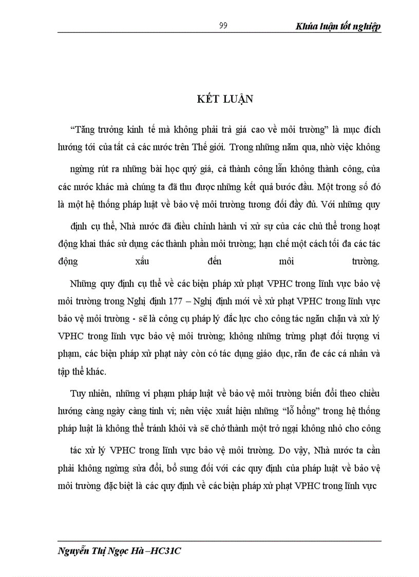 image for page Các biện pháp xử phạt vi phạm hành chính trong lĩnh vực bảo vệ môi trường và thực tiễn thi hành