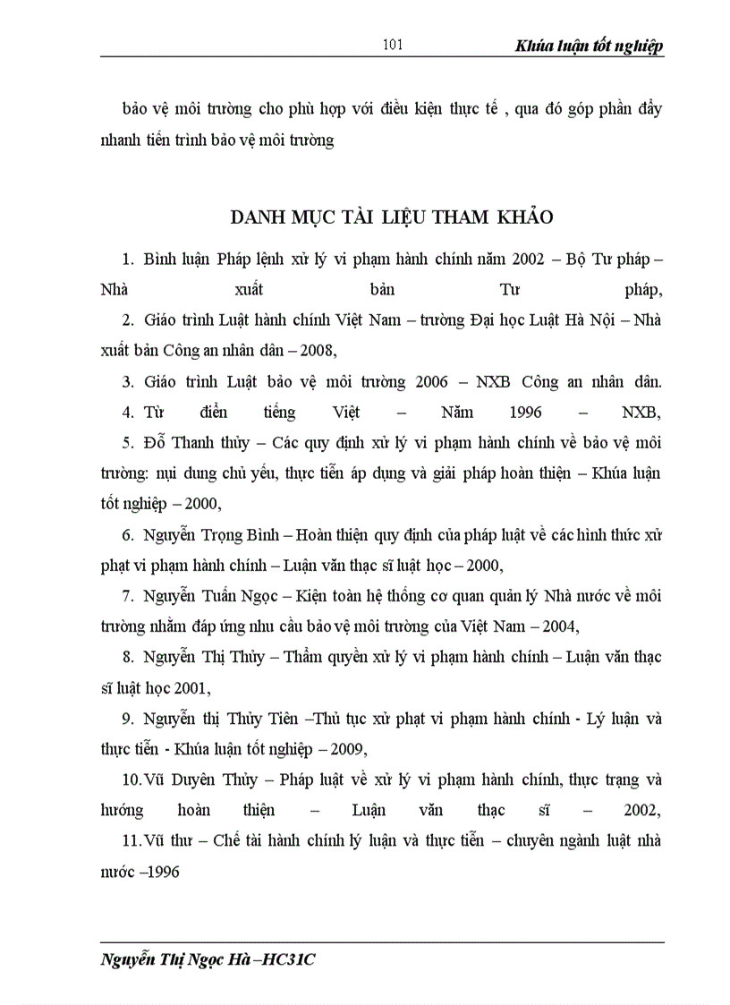 image for page Các biện pháp xử phạt vi phạm hành chính trong lĩnh vực bảo vệ môi trường và thực tiễn thi hành