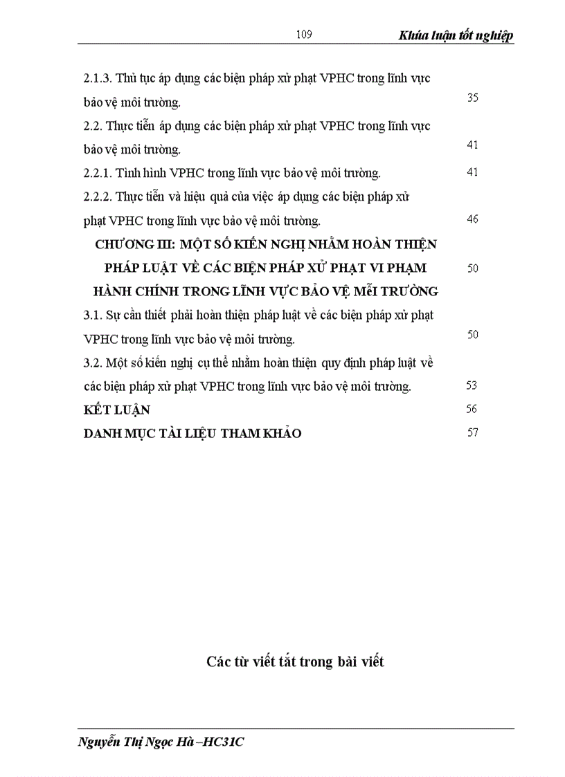 image for page Các biện pháp xử phạt vi phạm hành chính trong lĩnh vực bảo vệ môi trường và thực tiễn thi hành
