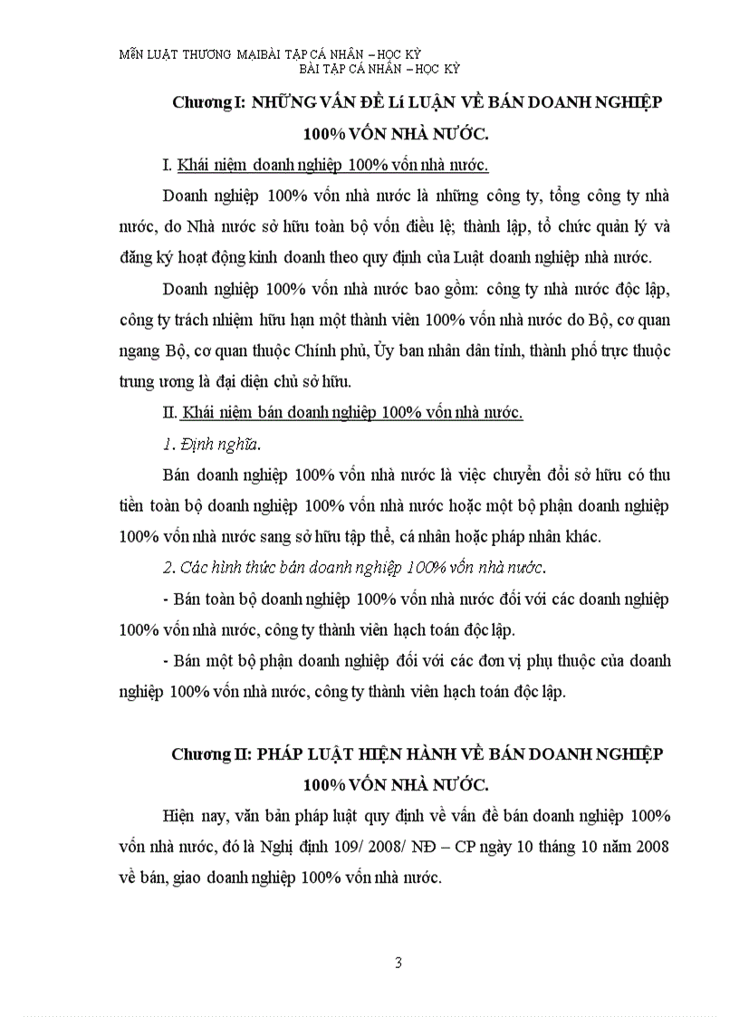 image for page Pháp luật hiện hành về bán doanh nghiệp 100% vốn nhà nước.