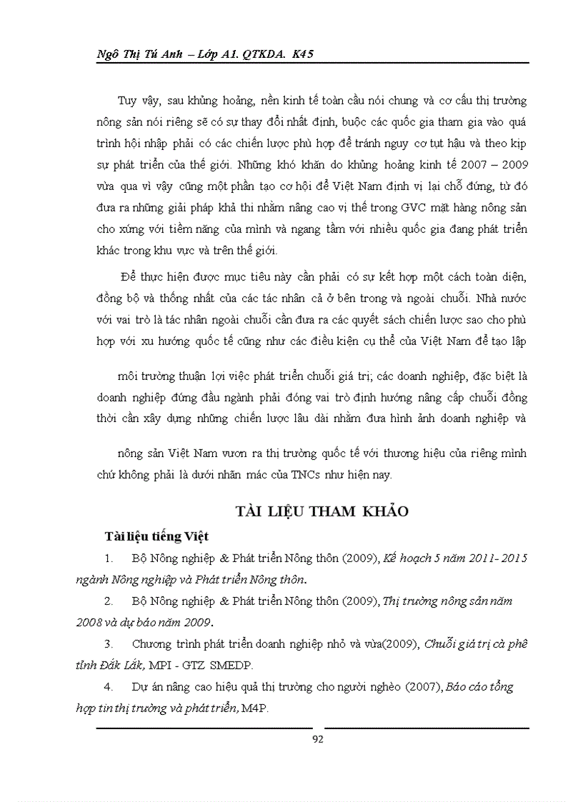image for page Giải pháp nhằm xâm nhập chuỗi giá trị toàn cầu của ngành nông sản việt nam sau khủng hoảng kinh tế thế giới