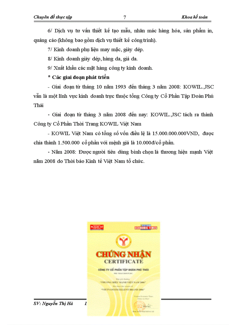 image for page Hoàn thiện kế toán tiền lương và các khoản trích theo lương tại Công ty Cổ phần thời trang Kowil Việt Nam