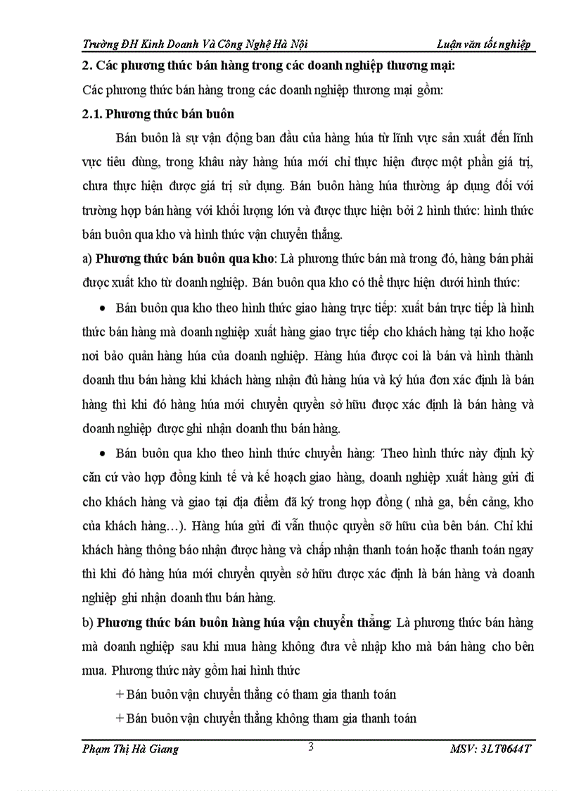 image for page Kế toán bán hàng và xác định kết quả bán hàng tại Công ty Cổ phần Thương mại và dịch vụ Thành Gia