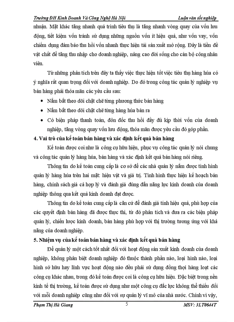 image for page Kế toán bán hàng và xác định kết quả bán hàng tại Công ty Cổ phần Thương mại và dịch vụ Thành Gia