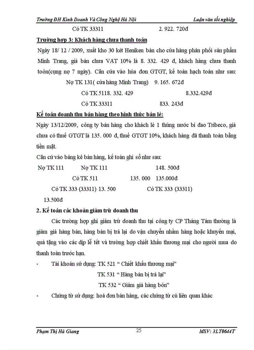 image for page Kế toán bán hàng và xác định kết quả bán hàng tại Công ty Cổ phần Thương mại và dịch vụ Thành Gia