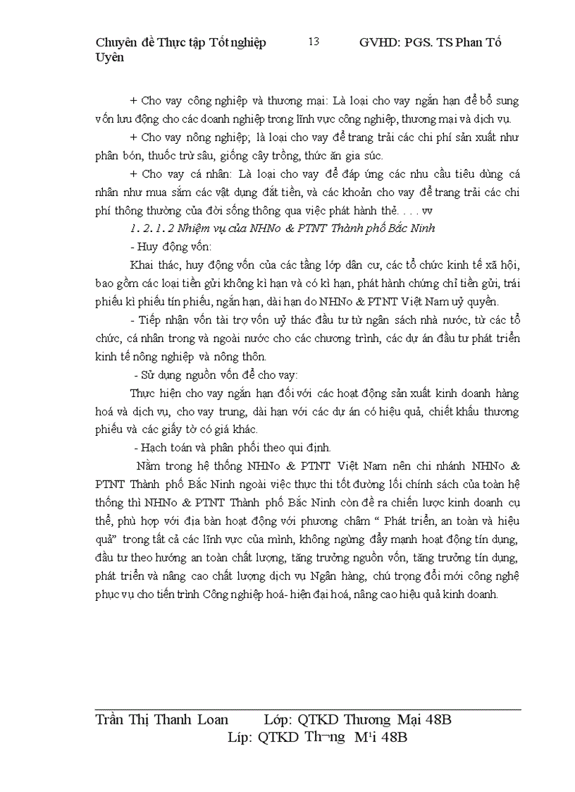 image for page Một số giải pháp tăng cường công tác quản trị hoạt động cho vay khách hàng cá nhân tại ngân hàng Nông nghiệp và Phát triển Nông thôn chi nhánh thành phố Bắc Ninh