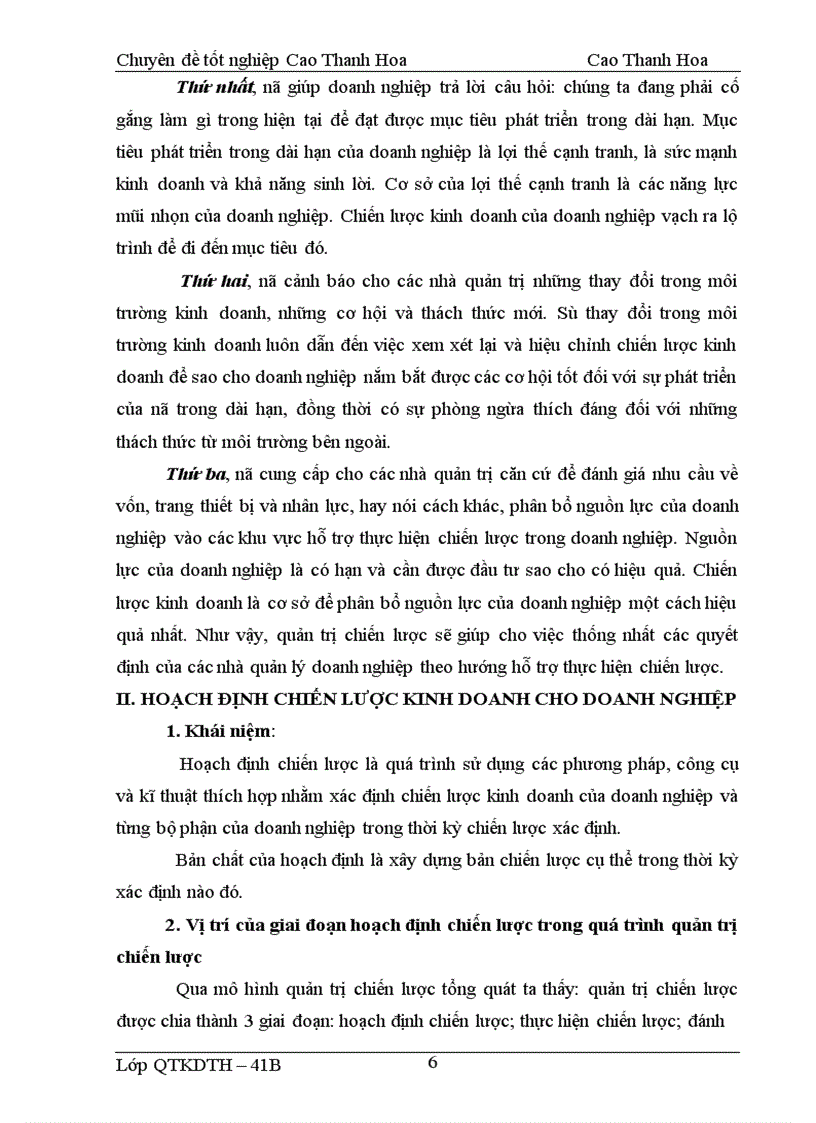 image for page Hoạch định chiến lược kinh doanh cho Công ty Khoáng sản-Xây dựng-Phụ gia xi măng Thanh Hoá