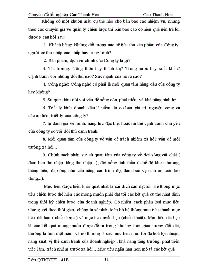 image for page Hoạch định chiến lược kinh doanh cho Công ty Khoáng sản-Xây dựng-Phụ gia xi măng Thanh Hoá