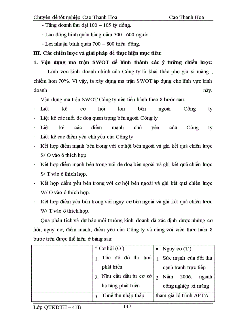 image for page Hoạch định chiến lược kinh doanh cho Công ty Khoáng sản-Xây dựng-Phụ gia xi măng Thanh Hoá