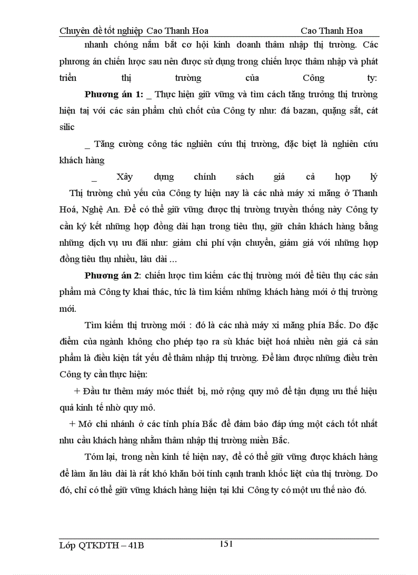 image for page Hoạch định chiến lược kinh doanh cho Công ty Khoáng sản-Xây dựng-Phụ gia xi măng Thanh Hoá