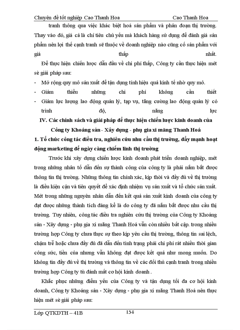 image for page Hoạch định chiến lược kinh doanh cho Công ty Khoáng sản-Xây dựng-Phụ gia xi măng Thanh Hoá