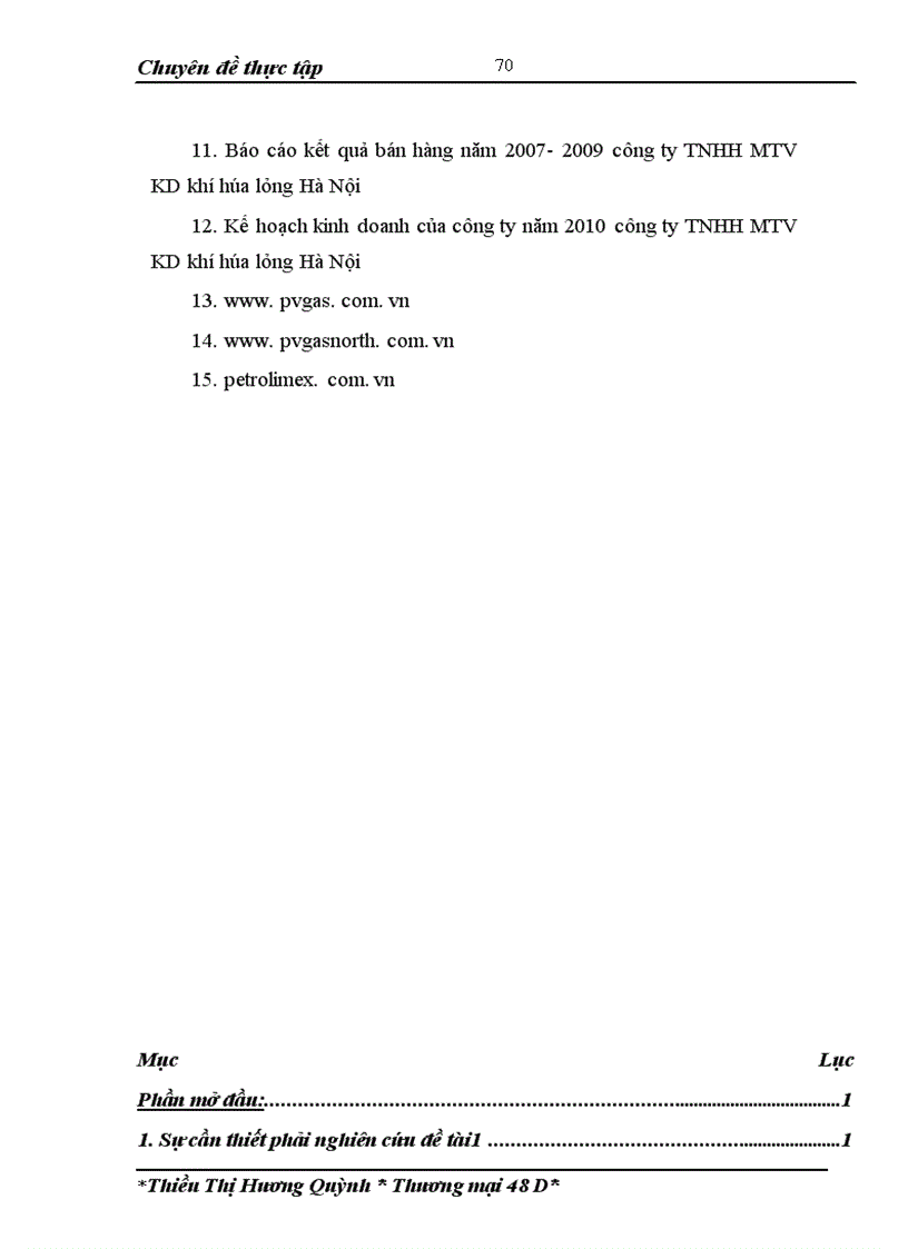 image for page Hoạt động bán hàng của công ty TNHH MTV kinh doanh khí hóa lỏng Hà Nội- Thực trạng và giải pháp