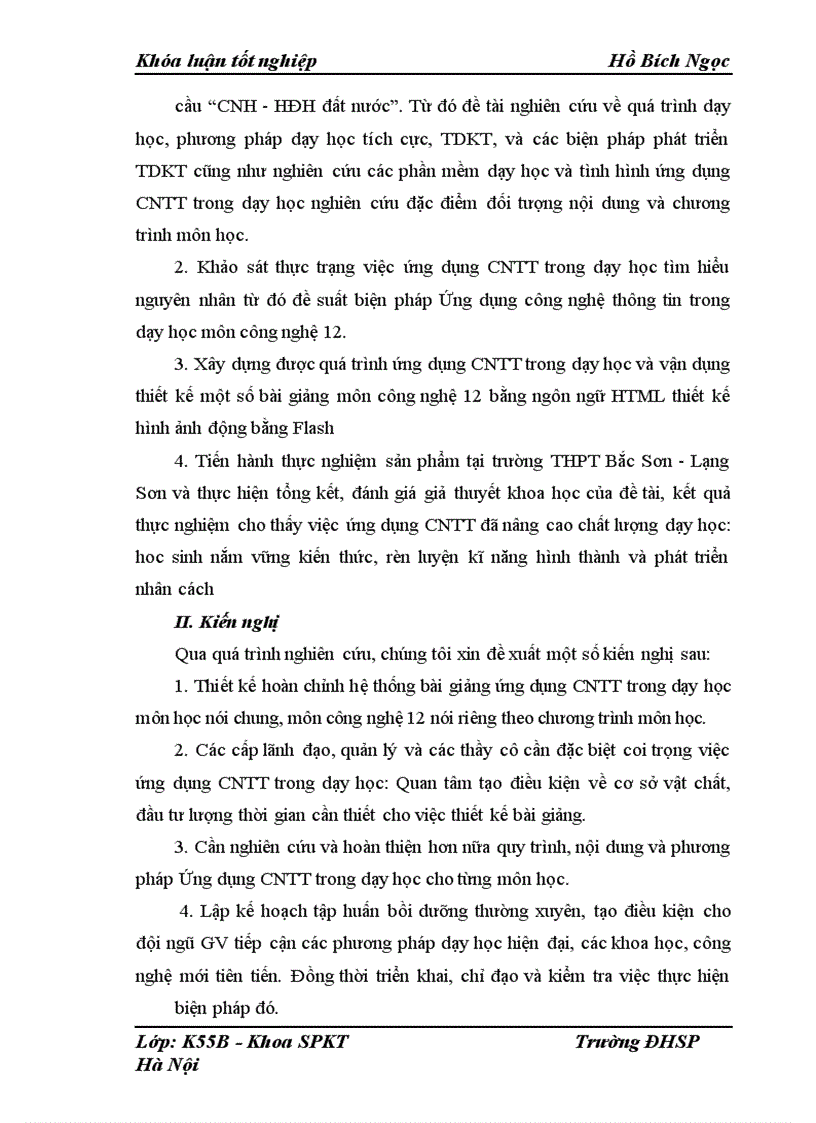 image for page Ứng dụng công nghệ thông tin trong dạy học công nghệ 12
