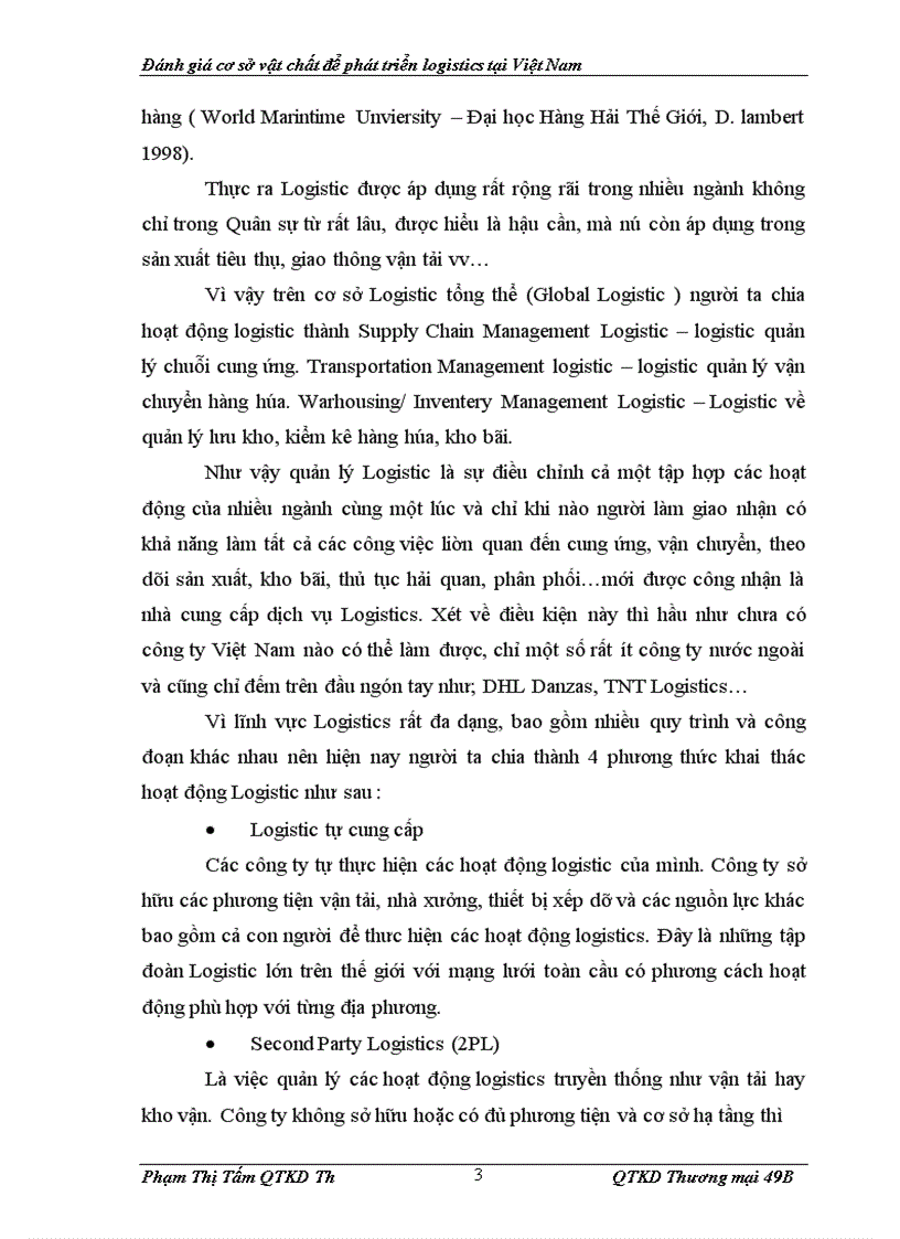 image for page Đánh giá cơ sở hạ tầng để phát triển Logistics ở Việt Nam