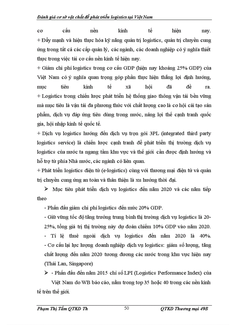 image for page Đánh giá cơ sở hạ tầng để phát triển Logistics ở Việt Nam