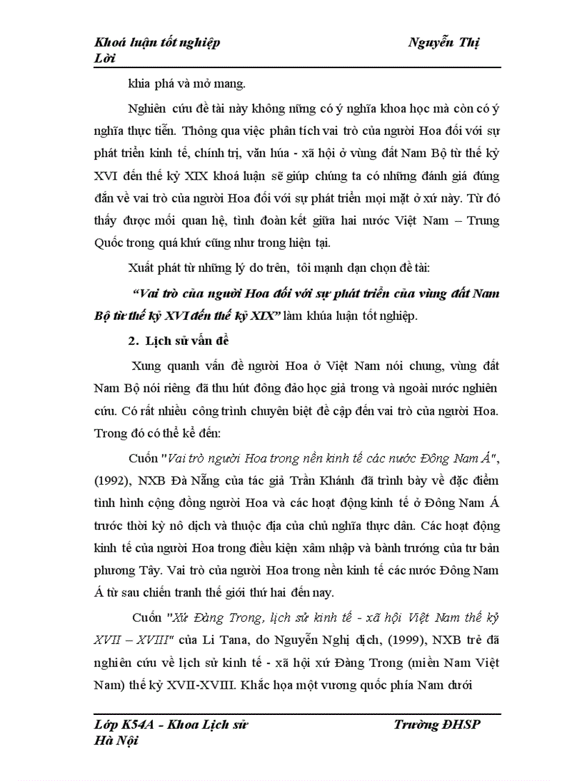 image for page Vai trò của người Hoa đối với sự phát triển của vùng đất Nam Bộ từ thế kỷ XVI đến thế kỷ XIX