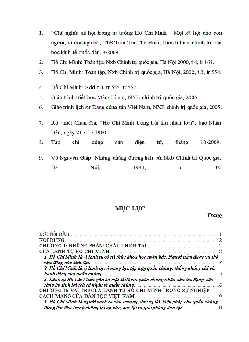 image for page Vai trò của lãnh tụ Hồ Chí Minh trong sự nghiệp cách mạng của dân tộc Việt Nam