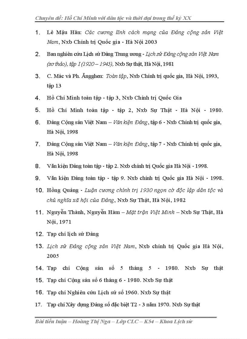 image for page Hồ Chí Minh với dân tộc và thời đại trong thế kỷ XX