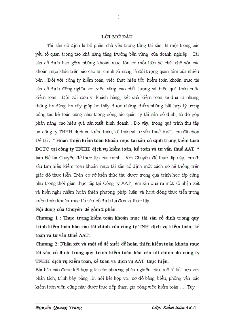 image for page Hoàn thiện kiểm toán khoản mục tài sản cô định trong kiểm toán BCTC tại công ty TNHH dịch vụ kiểm toán, kế toán và tư vấn thuế AAT