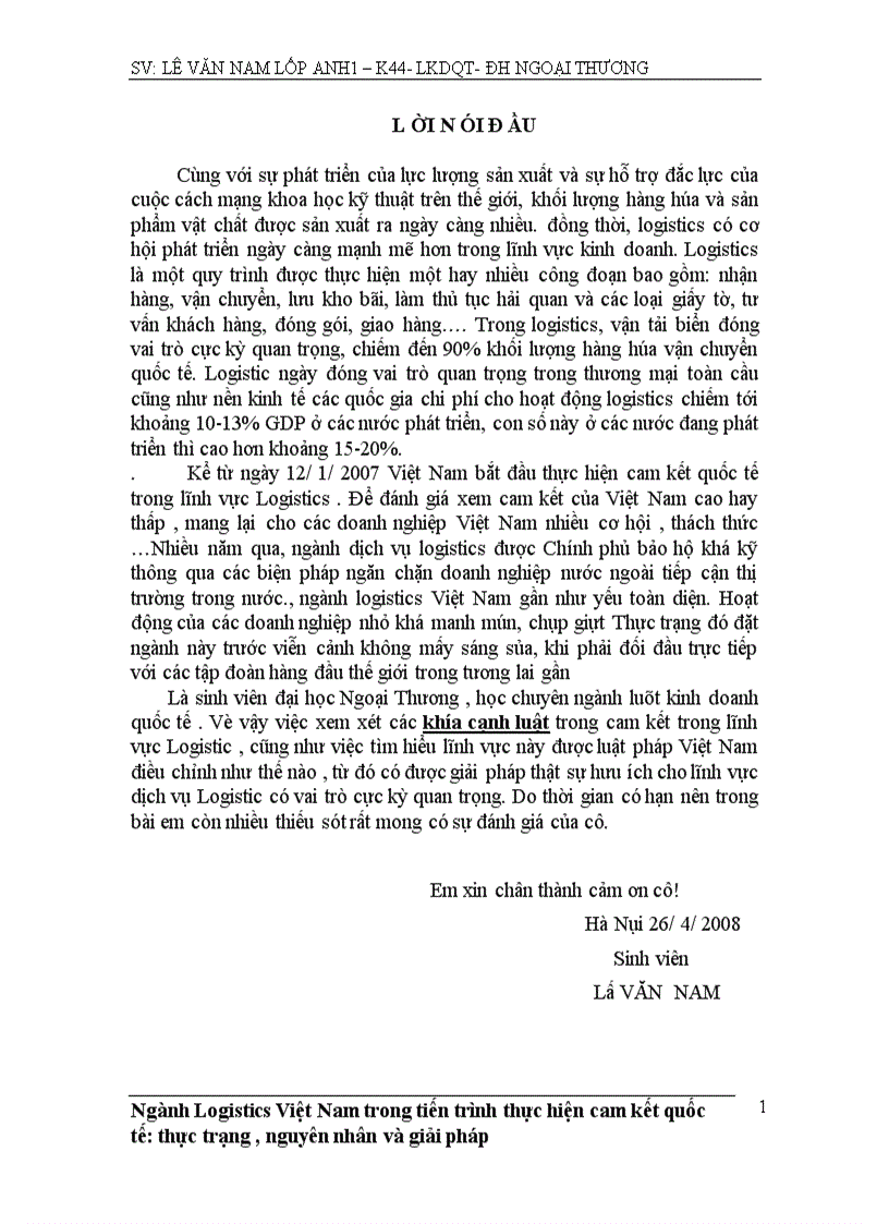 image for page Dịch vụ logistic tại việt Nam.