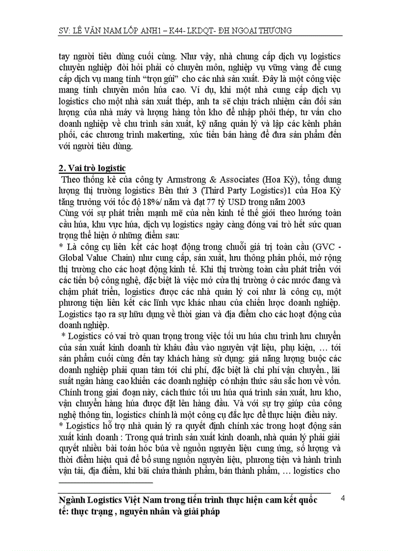 image for page Dịch vụ logistic tại việt Nam.