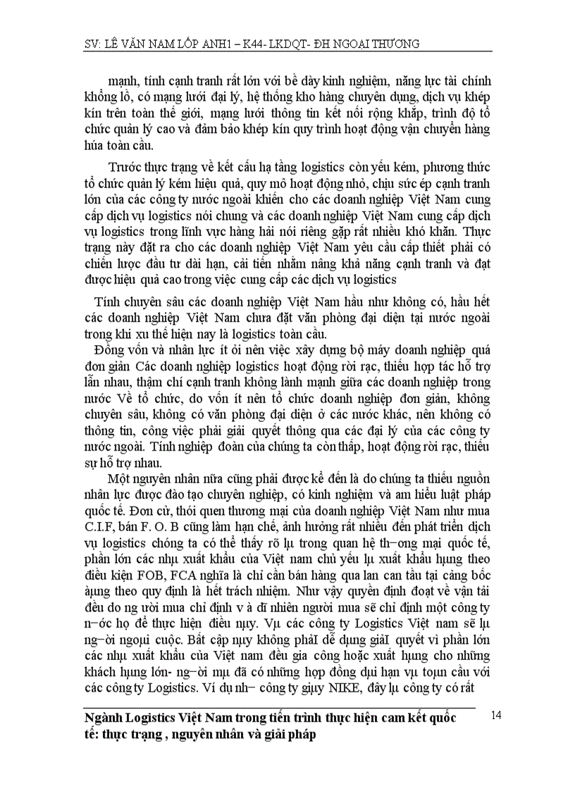 image for page Dịch vụ logistic tại việt Nam.