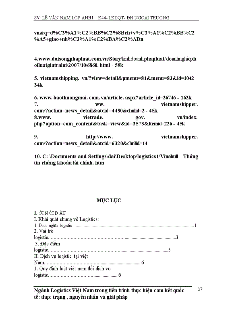 image for page Dịch vụ logistic tại việt Nam.