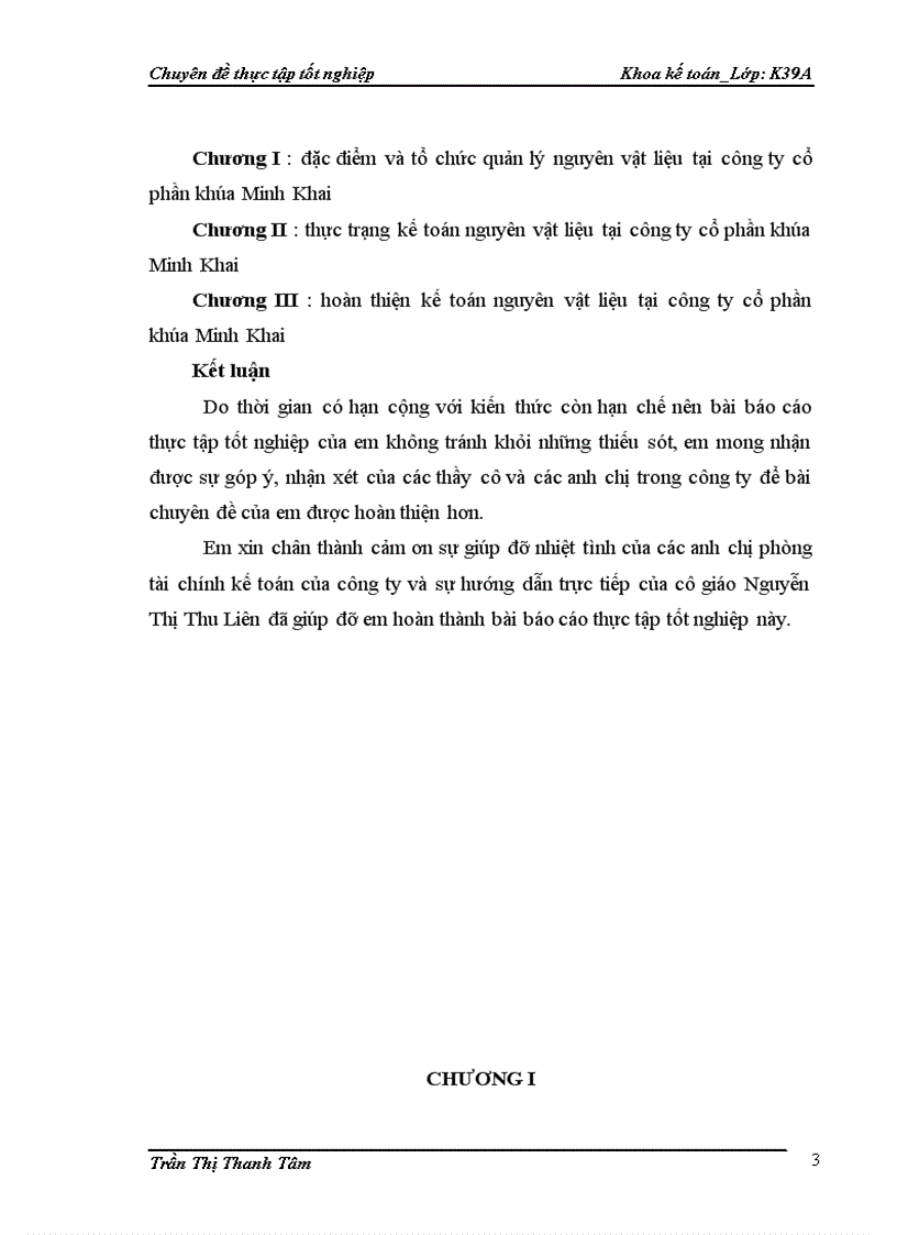 image for page Hoàn thiện kế toán nguyên vật liệu ở công ty cổ phần khóa minh khai