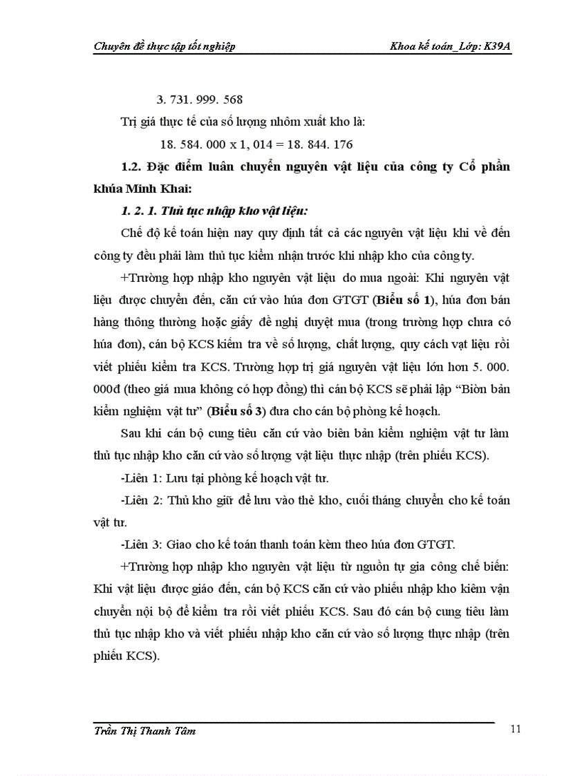 image for page Hoàn thiện kế toán nguyên vật liệu ở công ty cổ phần khóa minh khai