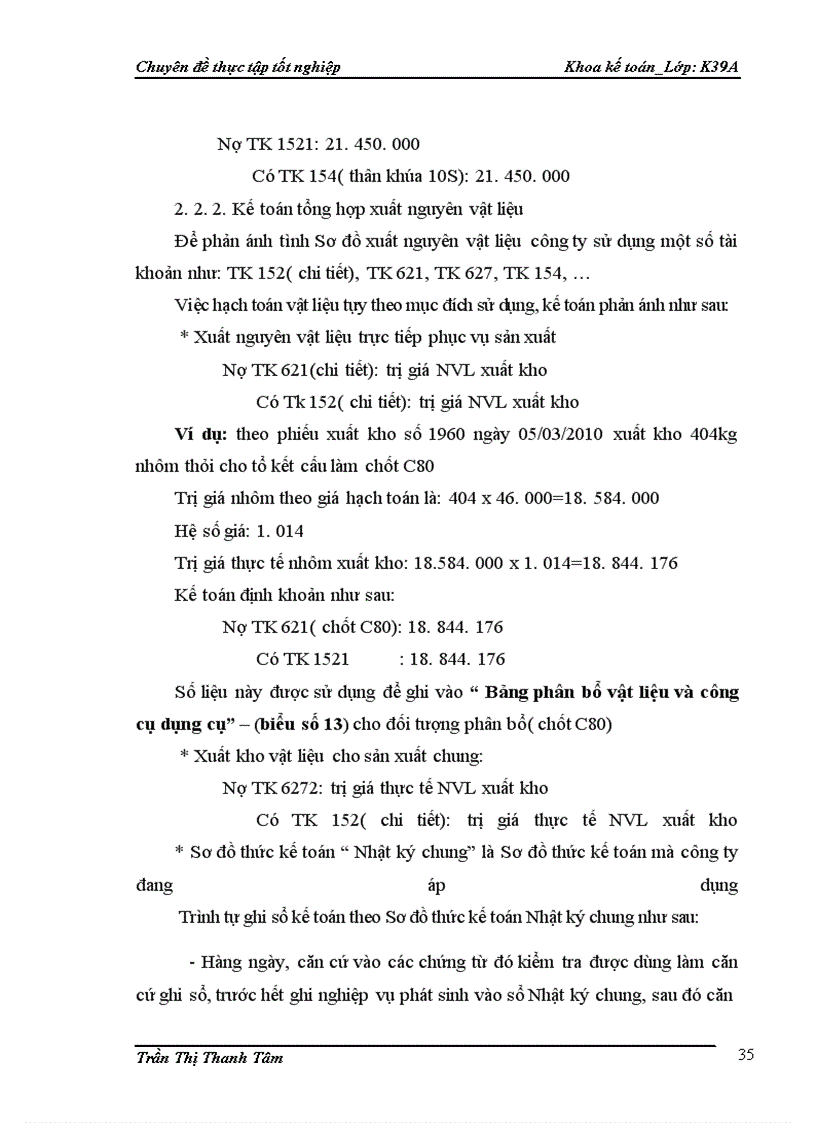 image for page Hoàn thiện kế toán nguyên vật liệu ở công ty cổ phần khóa minh khai