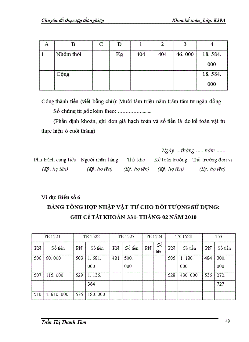 image for page Hoàn thiện kế toán nguyên vật liệu ở công ty cổ phần khóa minh khai