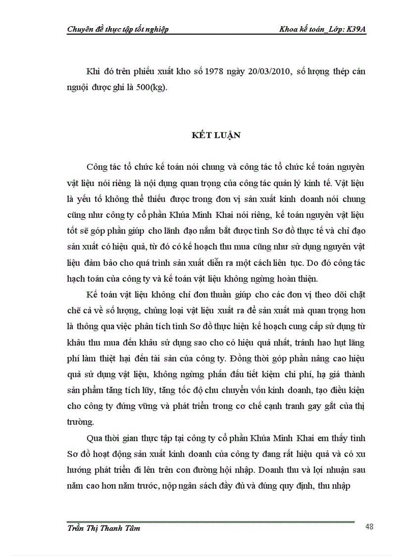 image for page Hoàn thiện kế toán nguyên vật liệu ở công ty cổ phần khóa minh khai