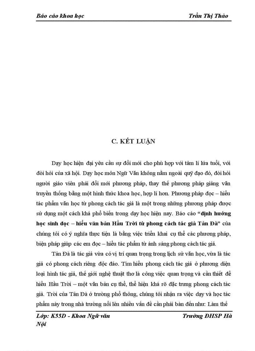 image for page Định hướng học sinh đọc – hiểu văn bản Hầu Trời từ phong cách tác giả Tản Đà