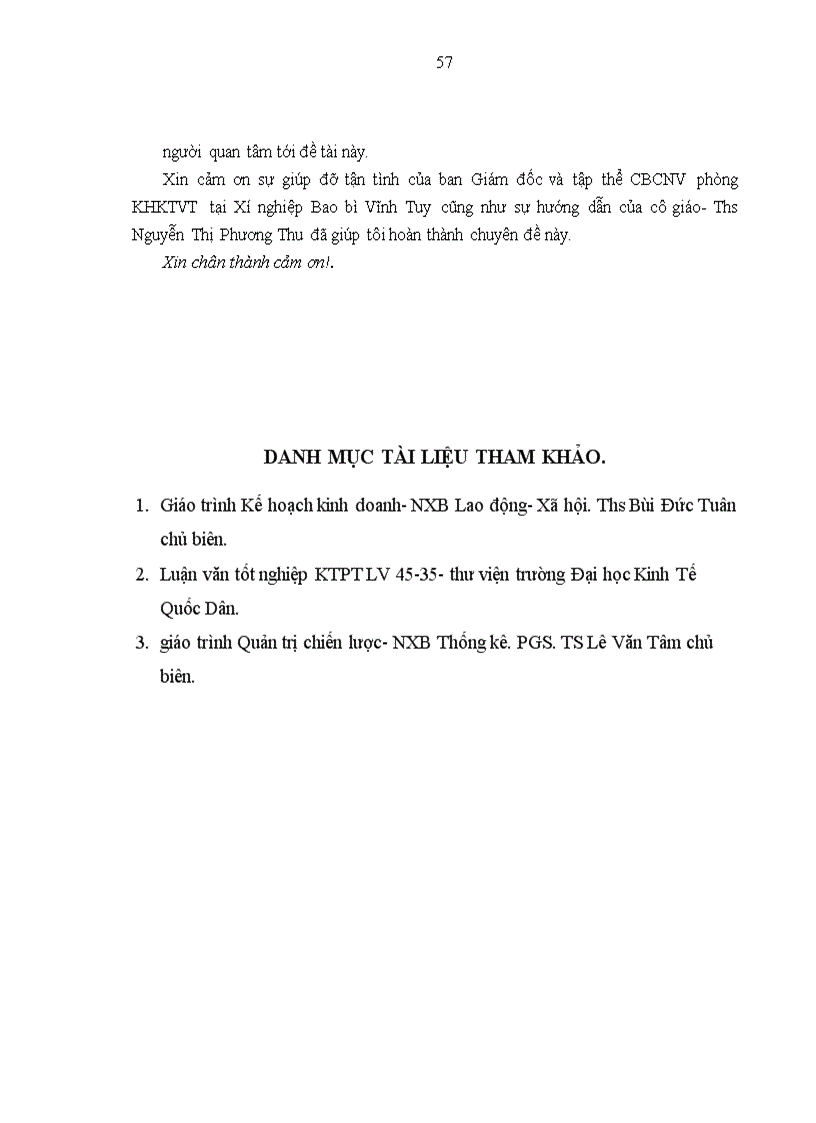 image for page Hoàn thiện công tác lập kế hoạch sản xuất tại xí nghiệp Xí nghiệp Bao bì Vĩnh Tuy